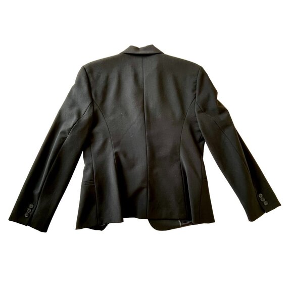 Y2K Esprit Black Blazer Womens Size 8 One Button Closure Jacket - Picture 10 of 13